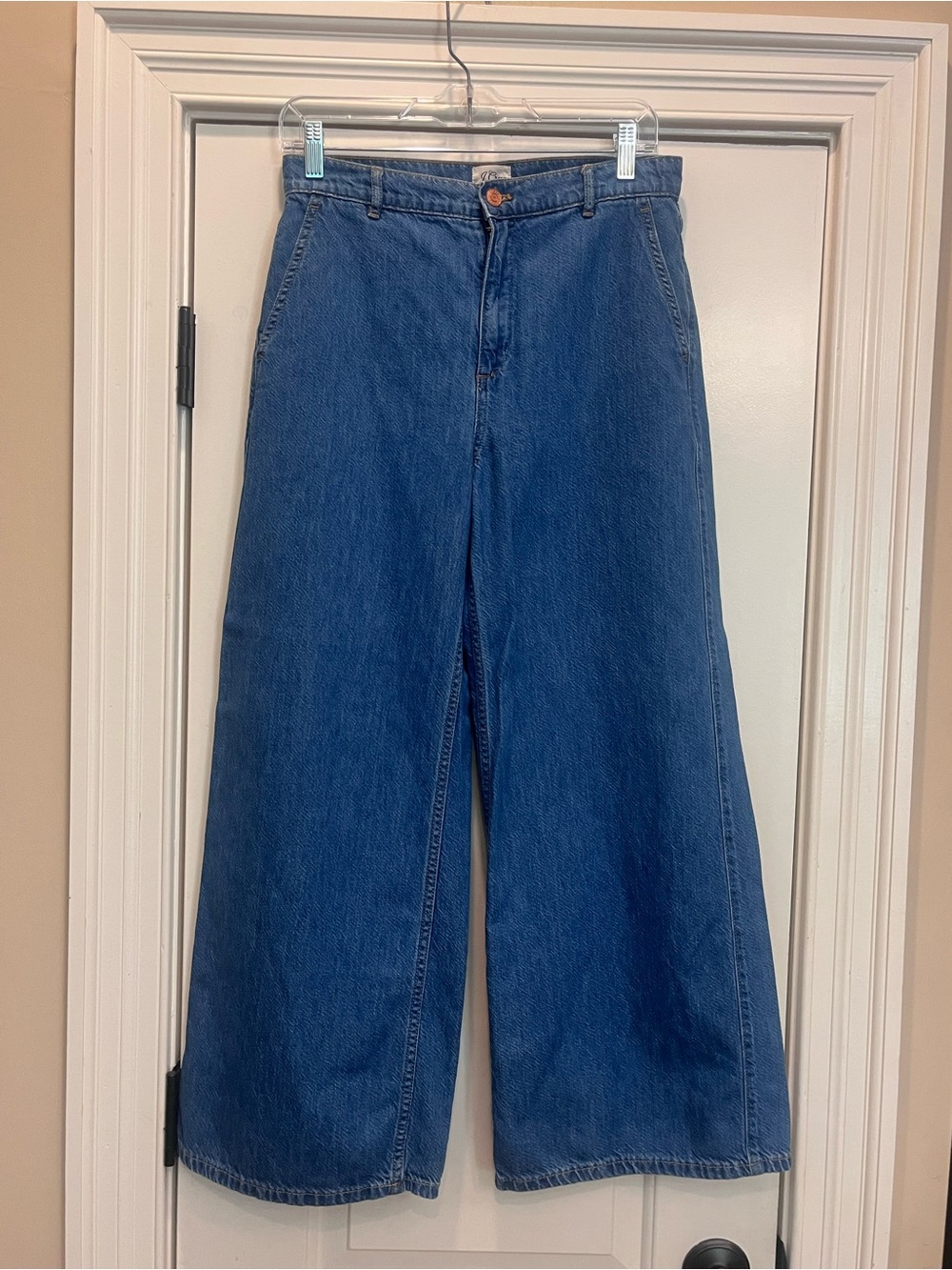 J. Crew Women’s Baggy Wide-Leg High-Rise Jeans